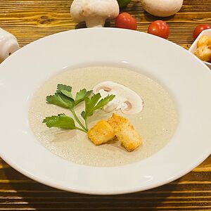 Крем-суп грибной со сливками