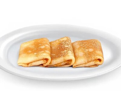 Блинчики с яйцом и зеленью