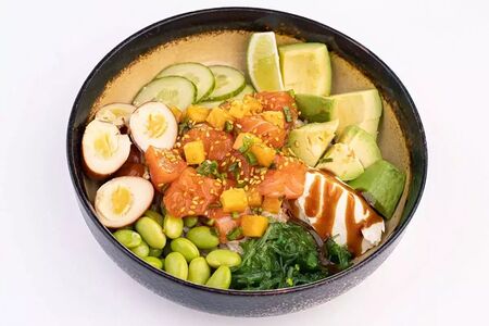 Поке с лососем