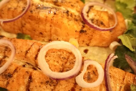 Стейк из лосося