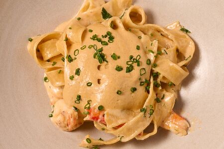 Паста с камчатским крабом