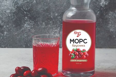 Морс брусничный 