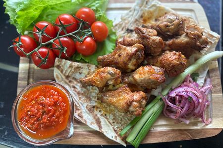 Шашлык из куриных крылышек