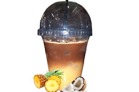 Холодный кофе Ананасовый бамбл