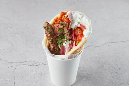 Гирос с кебабом