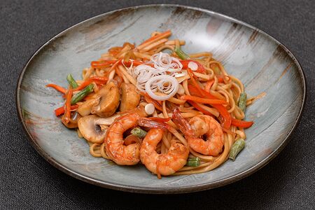 Удон с креветкой