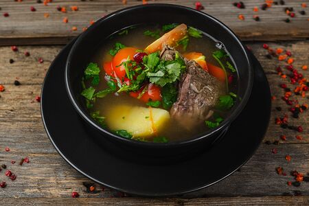 Шурпа из говядины с картофелем