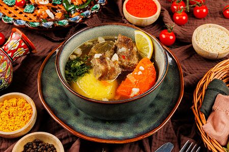 Шурпа с говядиной