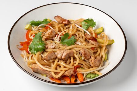 Лапша со свининой