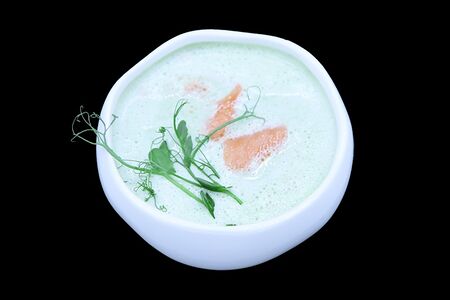 Крем-суп с лососем