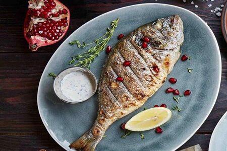 Дорадо на гриле