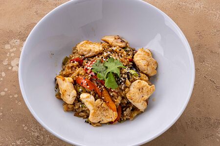 Рис с курицей