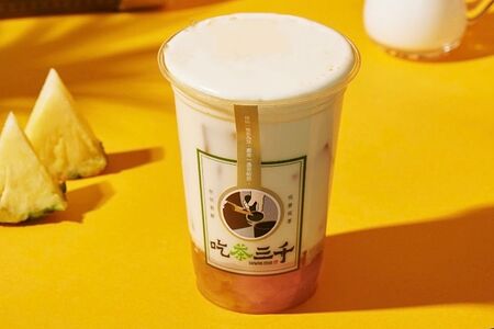 Ананасовый тарт со сливками