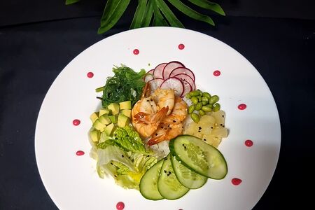 Поке с креветками