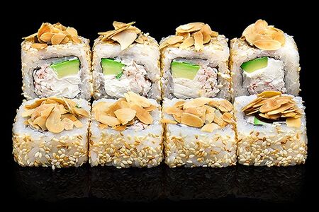 Краб с миндалем