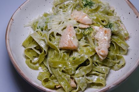 Тальятелле со шпинатом