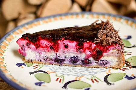 Черничный чизкейк