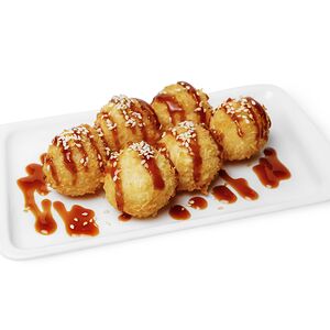 Рисовые шарики со сливочным сыром