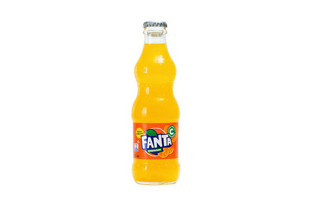 Fanta Апельсин стеклянная бутылка
