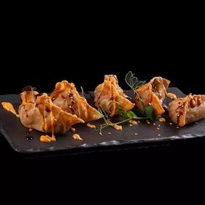 Տապակած գյոձա սաղմոնով