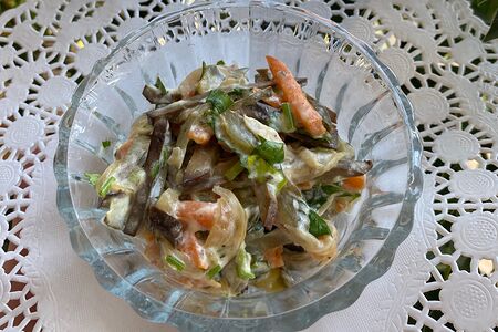 Салат Обжорка с печенью