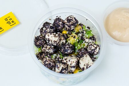 Raw салат Не краб