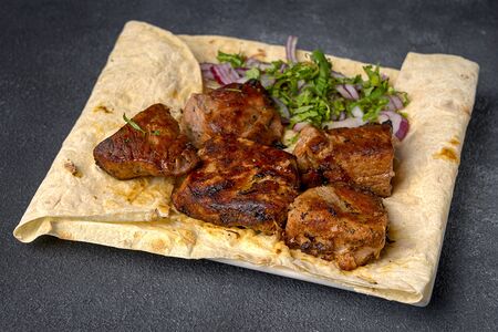 Шашлык из свиной шеи 