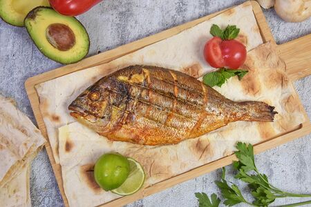 Дорадо на углях