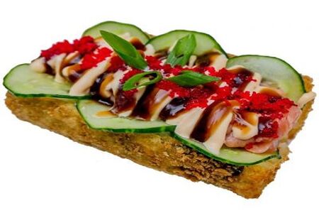 Ход-Дог Ролл С Копченным Лососем