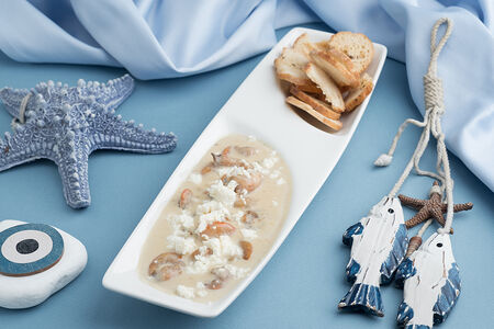 Креветки Аля крем