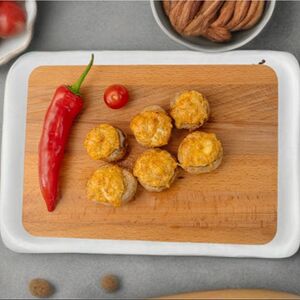 Запеченные грибы с сыром