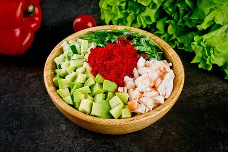 Поке с креветкой