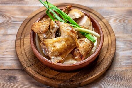 Деревенский цыпленок по-шкмерски