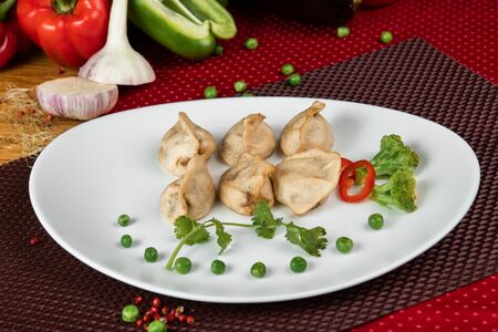 Жареные пельмени с говядиной