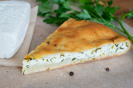 Осетинский Картофель-сыр-зелень