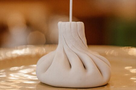 Хинкали с бараниной и зирой