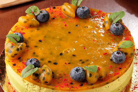 Raw десерт маракуйя-банан