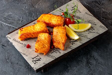 Семга на мангале