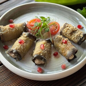 Бадриджаны с орехом