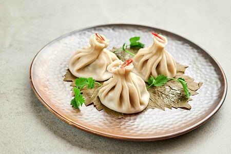 Хинкали с бараниной