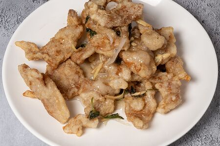 Свинина в кляре в кисло-сладко губаджоу