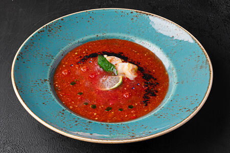 Гаспачо с креветками