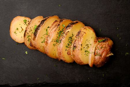 Картофель с салом