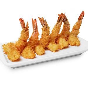 Королевские креветки темпура