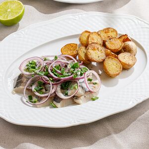 Сельдь с картофелем