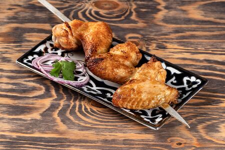 Шашлык из куриных крылышек