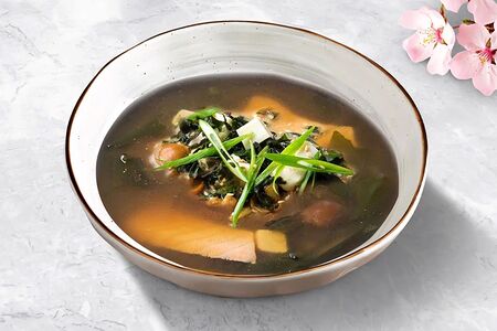 Мисо-суп с лососем