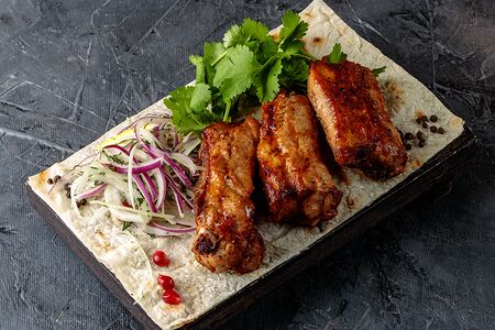 Шашлык из свиных рёбер