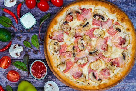 Пицца “Карбонара” 31 см