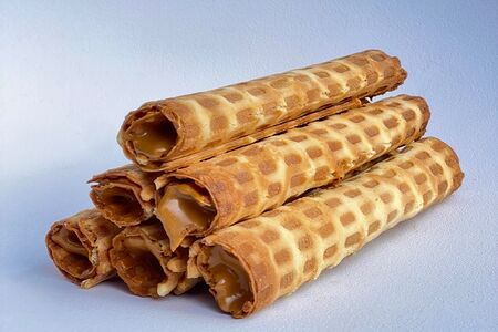 Трубочки со сгущенкой 